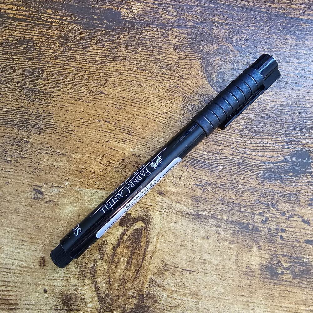 Faber-Castell Pitt Artist Pen with a black soft chisel nib SC 199